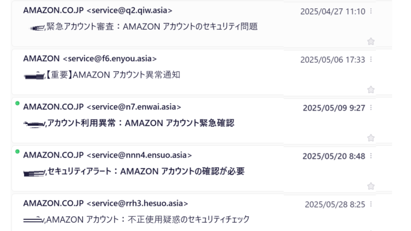Amazonを名乗るメール1